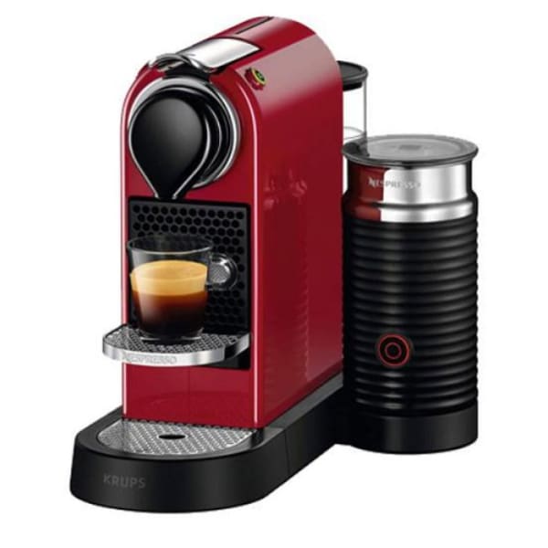 Machine à café expresso NESPRESSO 1260W (CITIZ&MILK C123) - Rouge Machine à café expresso NESPRESSO 1260W (CITIZ&MILK C123) - Rouge
